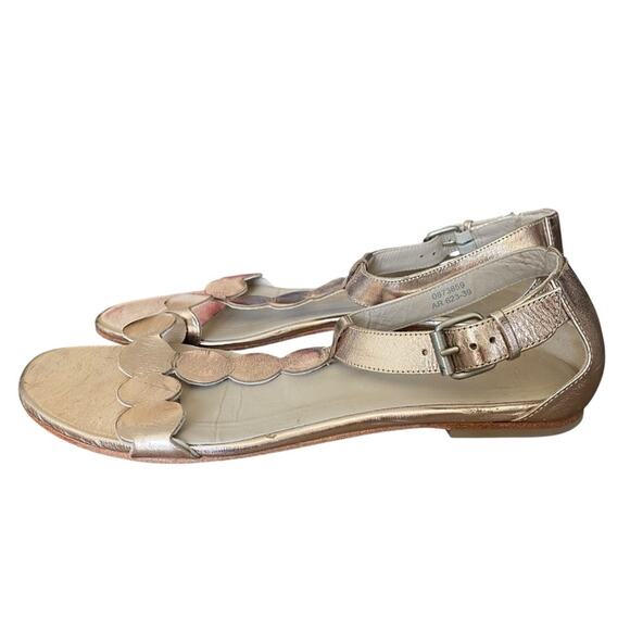 Boden Palma Rose Gold Leather Sandals size 39 size 9 - Picture 7 of 9